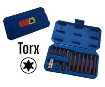 juego de dados Torx 15 piezas 1/2, imagen 1