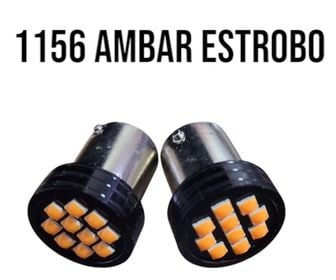 PAR 1156 AMBAR ESTROBO MOTO 10 LED, imagen 1