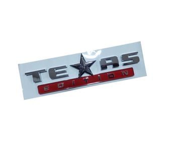 EMBLEMA TEXAS EDITION CORMADO ROJO 25CM, imagen 1