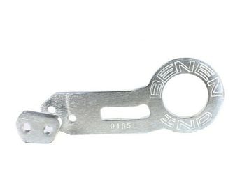 GANCHO DE REMOLQUE PLATEADO TIPO TOW HOOK, imagen 1