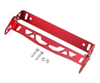PORTAPLACA JDM ROJO, imagen 1