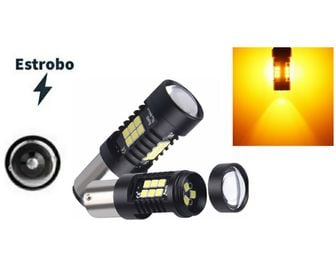 PAR 1156 AMBAR ESTROBO 21LED, imagen 1