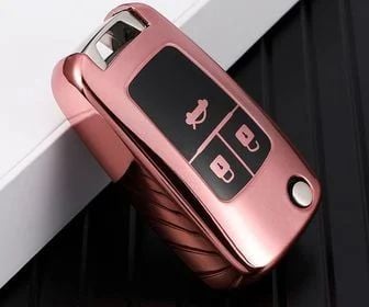 FORRO CARCASA LLAVE CHEVROLET CRUZE ORLANDO ROSADO, imagen 1