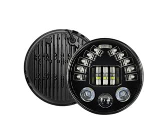 faro 7 pulgadas Jeep moto Mustang modelo nuevo, imagen 1