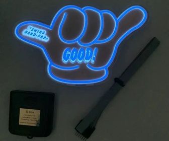 adhesivo iluminado good manito, imagen 1