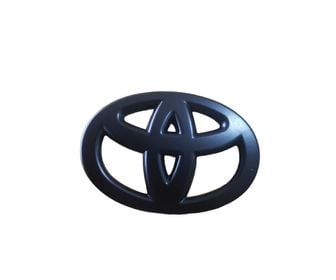 Emblema Toyota negro 6,5x4,5cm, imagen 1